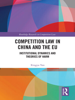 cover image of Competition Law in China and the EU